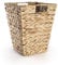 Natural Banana Leaf Waste Paper Basket | Wicker Bins for Bedroom | Office Paper Recycling | Woven Waste Bin | Storage Basket | With Handles | M&W
