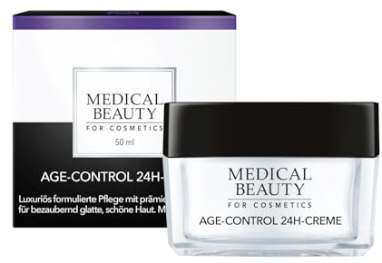 Age Control 24H-Creme – Anti-Aging Gesichtscreme mit Hyaluron & prämierten Lifting- & Repair-Wirkstoffen – Luxuriöse Tages- & Nachtpflege für sichtbar glattere Haut – 50 ml – MEDICAL BEAUTY®