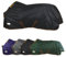 Marengos by Bucas - Winterdecke 1200D Irish Turnout | atmungsaktive & wasserdichte Outdoordecke mit Innenfutter & Kreuzbegurtung | Schwarz/Orange in Größe 125cm (50g/m² Füllung)