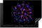 KitchenYeah© Herdabdeckplatte Einteilig Ceranfeld Abdeckplatte für Induktionsschutz Ceranfeldabdeckung Vinyl Herdabdeckplatten Blume - Lila - Blau - Flora - Schwarz - Moderne - 80x52 cm