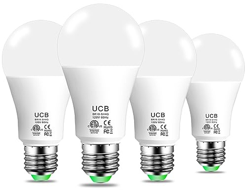 UCB Alexa Light Bulb 130W Equivalent, Smart Light Bulbs Warm White to Daylight Tunable, A19 E26 Bluetooth LED Bulbs Work with Alexa Only for Bedroom Kitchen Living Office No WiFi Required 4 Pack