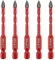 FOCSTOL Set de Foret Sec - 5 pièces 5mm Foret au Carbure avec Changement Rapide de Tige Hexagonale pour Bois Plastique Maçonnerie Céramique Béton Marbre