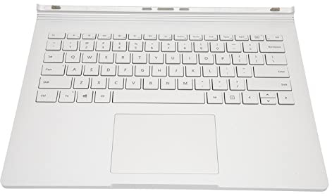 Pilipane Kabellose Tastatur für Surface Book 2 1834, Computertastaturen, Ersatz Multifunktionale Tastatur für Notebook, schnelle Reaktion ohne Verzögerung 13,5 Zoll