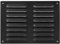 Repa Market Grille d'aération anthracite de 260 mm x 190 mm – Grilles de retour d'air de qualité – pour plafond et mur latéral – Système CVC – Avec écran de protection (26 x 19 cm)