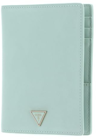 GUESS caso di identificazione Passport Holder Green Multi menta