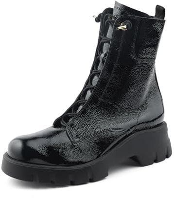 Paul Green Damen Schnürstiefelette, Frauen Schnürstiefeletten,halbstiefel,Kurzstiefel,uebergangsschuhe,uebergangsstiefel,Schwarz (Black),37 EU / 4 UK