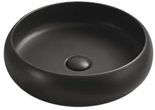 Mexen Waschbecken mit Einzelbecken Lola - Schwarz - 22214185