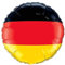 Deutschland Folienballon 40cm Flagge WM EM Fanartikel schwarz rot gold Fußball Handball #22
