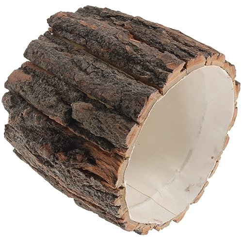 Sosoport Vaso Da Fiori in Legno Naturale Contenitore Per Piante in Legno Fioriera in Stile Country Per Balconi Giardini e Decorazioni Per Casa