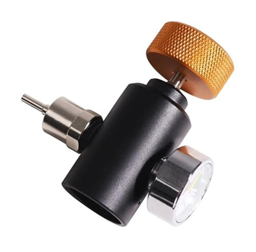 SRKATI Heimbrau-Sets bierbrauset Co2 Tank Lade Adapter CO2 Patrone Refill Adapter Stecker Einstellbare Regler Für Küche Hause Brauen Bier Fass(CGA320)