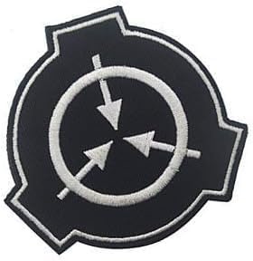 Black SCP Foundation Special Containment Procedures Foundation Logo Military Hook Loop Tactics Moral Embroidered Patch, Tactical Bag Accessories, Tactical Bags and Packs, Tactical
