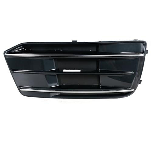 Copertura paraurti anteriore auto griglia inferiore cornice compatibile for Audi Q5 Q5L 2018 2019 2020 2021 2022 fendinebbia lampada cornice decorazione di stile(Right)