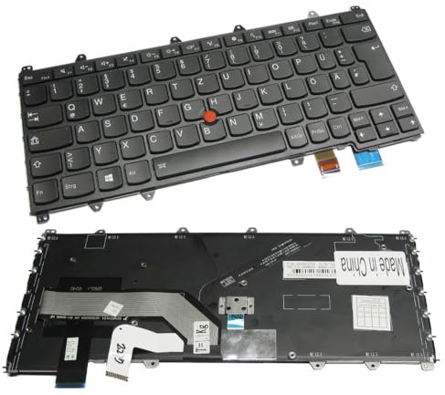Trade-Shop Teclado original para ordenador portátil compatible con Lenovo ThinkPad Yoga 260 (20FD, 20FE, 20GS, 20GT), 260S, 460, 370, X380, con retroiluminación