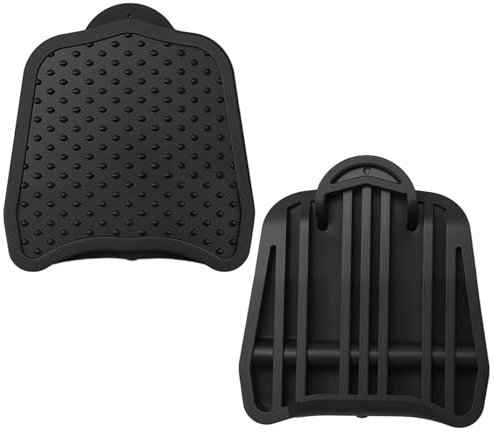 2 Stück Pedalkonverter, Straßenpedalplatte für Keo-Look, keine Keile erforderlich, Pedalwechsler, kompatibel mit Clipless ohne Clipless auf flache Pedale