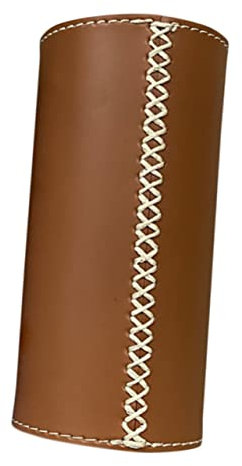 TOYANDONA Air Tank Protective Leather Case Outdoor Camping Canister Gas Bottle Cover Gas Cylinder Tank Accessory Fuel Tank Protector Fuel Cylinder Storage Case Leather Storage Brown