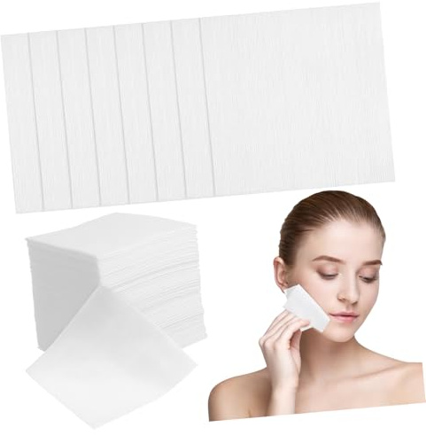 SAFIGLE 400 Stück Make Up Entferner Pads aus Atmungsaktiven Vliesstoffen mit Abriebfestigkeit Weiße Einweg Abschminktücher für Sanfte Gesichtsreinigung und Hautpflege