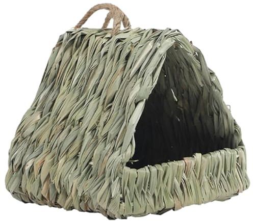 laxreheye Vogelhäuser für den Außenbereich, gewebte Gras-Taschen für Vögel, Wellensittiche, Sittiche, Sittiche, NINFA, Kohlmeister, Kanarienvogel