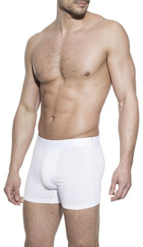 Bread & Boxers - Organic Cotton - 3er Pack - Shorts aus Bio-Baumwolle - White