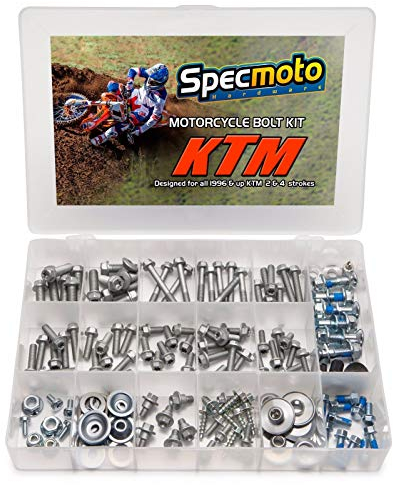 Specmoto Schraubensatz Passend für: KTM & Husqvarna Modellreihe Dirt Bike (ab 1996)