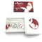 My First Christmas 2023 Andenken Windelnadel mit Geschenkbox & Geschenkkarte – Schneemann, Weihnachtsstrumpf, S, Metall, Strass