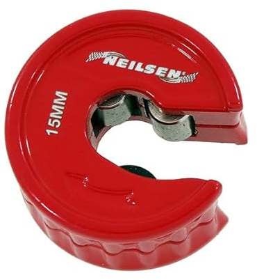 Neilsen CT4147 Automatic Tube Cutter for 15mm Copper Pipes | Auto-Feed Mechanism | Burr-Free Cutting | Ideal for Plumbing, Refrigeration, Tight Spaces