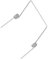 Ressort porte d'origine Lave-vaisselle C00094966, 482000022784 ARISTON HOTPOINT Lave-vaisselle C00094966, 482000022784 ARISTON HOTPOINT
