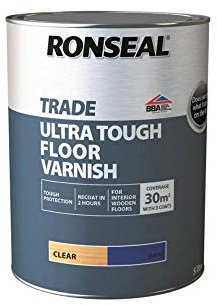 Ronseal Ultra Tough Floor Varnish - Satin - 5L