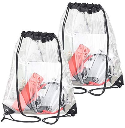 Haoguagua Unisex-Erwachsene Gepäck-Koffer, Transparent, Large (2er Pack)