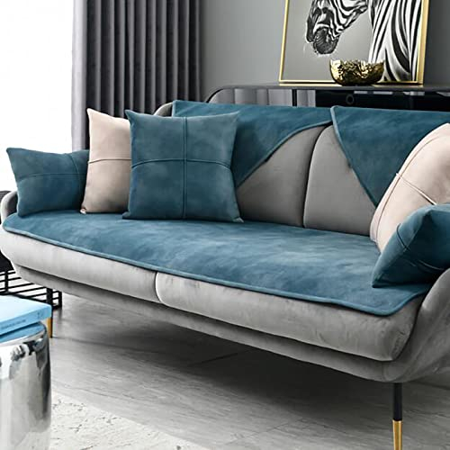 DZWAZD Sofabezug 1 2 3 4 sitzer,Chenille sofabezug l Form Sofa überzug ecksofa rutschfest Sofa Überwurf,sofaüberwurf l Form,Einfarbig Couch überzug,sofaschoner