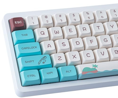 Sunzit PBT Keycaps, 147 Keys XDA Profile Dye-Sublimation Animal Frost Keycaps with 7U Spacebar for Cherry MX Switches Mac Windows PC Mechanical Keyboards