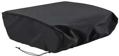 Azatemgo Housse de Protection pour Plancha en Tissu Oxford 420D - Taille 60×45×25 cm - Imperméable, Anti-UV et Anti-poussière - Noir - pour Usage Extérieur