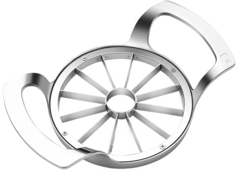 JVHLOV Stainless Steel Apple Slicer, 12 Blade Apple Corer Fruit Cutter