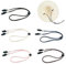 TRKETK 5 Piezas a Prueba de Viento Hatband Set con Clip Ajustable Desmontable Hatband con Hebilla de Bloqueo para Camping Senderismo Viajes Escalada y Otras Actividades al Aire Libre