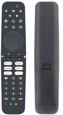 AULCMEET Mando a distancia, VS2187RC-2 - Mando a distancia de voz de repuesto para Grundig 65 VOE 84 Q TV de 65 pulgadas (164 cm) 4K UHD QLED TV VPI 1800, VS2187RC-2 VS2187R-7
