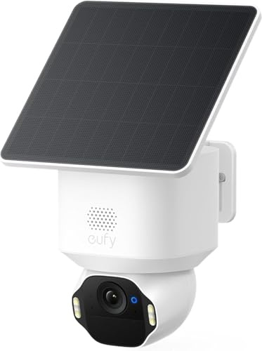 eufy Security SoloCam E42, 4K Solar Security Camera, AI Facial Recognition