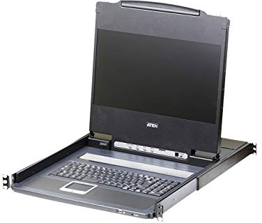 ATEN 17.3 Widescreen DVI/HDMI Full HD LCD Konsole CL6700MW-ATA-2XK06GG (Full HD LCD Konsole Deutsches Tastaturlayout)
