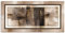ARTland Wanddeko Wandbild Alu Verbundplatte für Innen & Outdoor Bild60 x 30 cm Abstrakte Motive Muster Formen Digitale Kunst Gold Quadrate abstrakt 1 C6PH