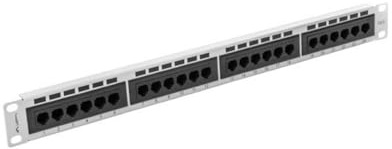 Lanberg PATCH PANEL 24 PORT 1U, CAT. 6, GREY