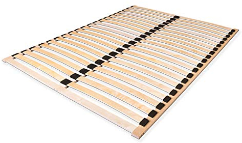 Lattenrost Alti Duo, Lattenrahmen für alle Matratzen, mit 2x20 stabilen und flexiblen Federholzleisten, zur Selbstmontage (160x200)