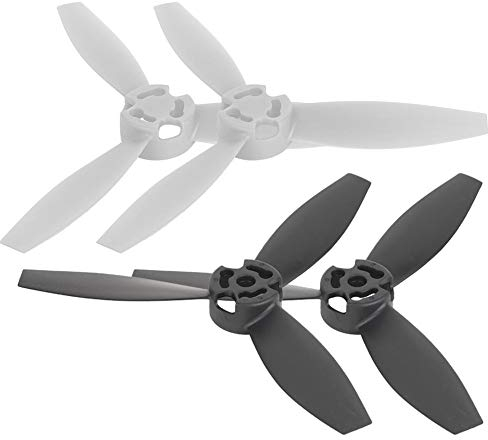 VGEBY RC Flugzeug Propeller 4-teilig RC Propeller Modifiziertes Zubehör Ersatz Passend für Bebop 2 Drohne(Schwarz und weiß)