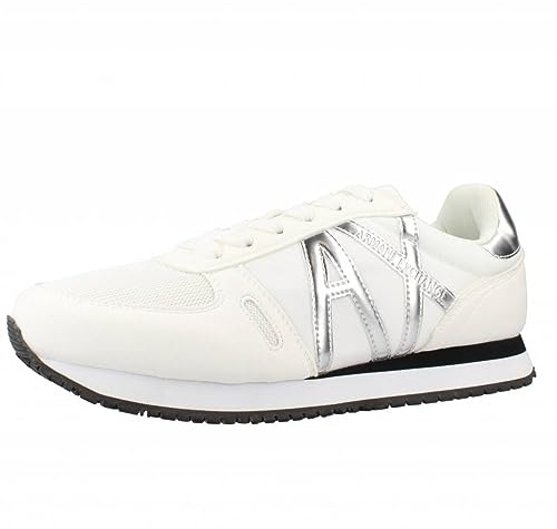 Armani Exchange Turnschuhe Logo schwarz