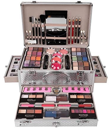Chawho Schminkset mit Vanity Fall, für Party, Casual-Make-up & Hochzeits-Make-up, MissY 1#