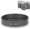 Bindpo LH-JX10 Gegenlichtblende, Alu-Kameraobjektiv Sonnenschutz Regenschutz Abdeckung Ersatz für Fuji X10 X20 X30(Schwarz)