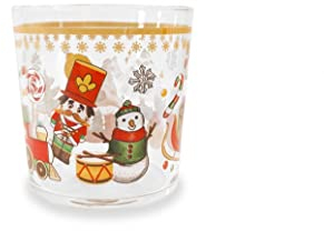 BRANDANI Chicchi e Balocchi Set 6 Bicchieri Natalizi Art. 83714