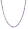 BERGERLIN Amethyst Halskette lila - lilane Kette - Gold - XS-S