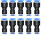 ERGAOBOY 10 Stk 8 mm Außendurchmesser x 6 mm Außendurchmesser Push to Connect Gerade Reduzierstk zum Anschließen von Fittings, pneumatisches Verbindungsrohr Reduzierstk