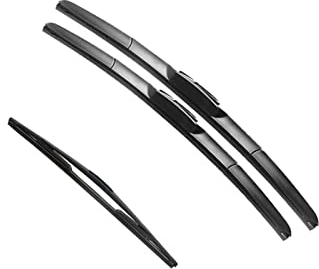 Scheibenwischer Wischerarm Scheibenwischer Vorne Und Hinten Wischerblätter Set Für Dacia Für Renault Für Sandero MK1 2007-2012 Windschutzscheibe 2120 16 Wischerblätter Set