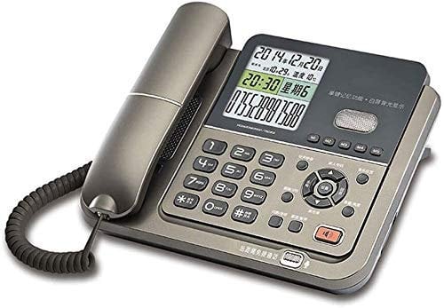 QHYXT Phone Home Phone Retro Landline Phone Telephone Cordless Creative Convenient Wireless Fixed-line Home Office Landline (Silver)