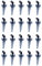 SkerKro 20pcs Carp Fishing 360 Bait Screw Boilie Screw with Rolling Swivel Terminal Tackle