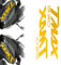 Adesivi Riflettenti Tmax Decalcomanie Per Yamaha Tmax 500 530 560 Tamx530 Sticker Logo Emblem Kit (Color : 530 Brushed Gold)